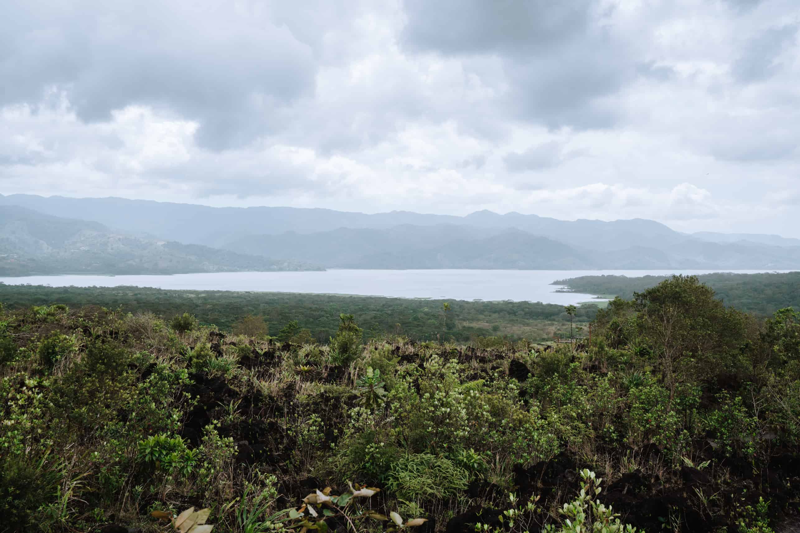 View of Arenal lake La Fortuna