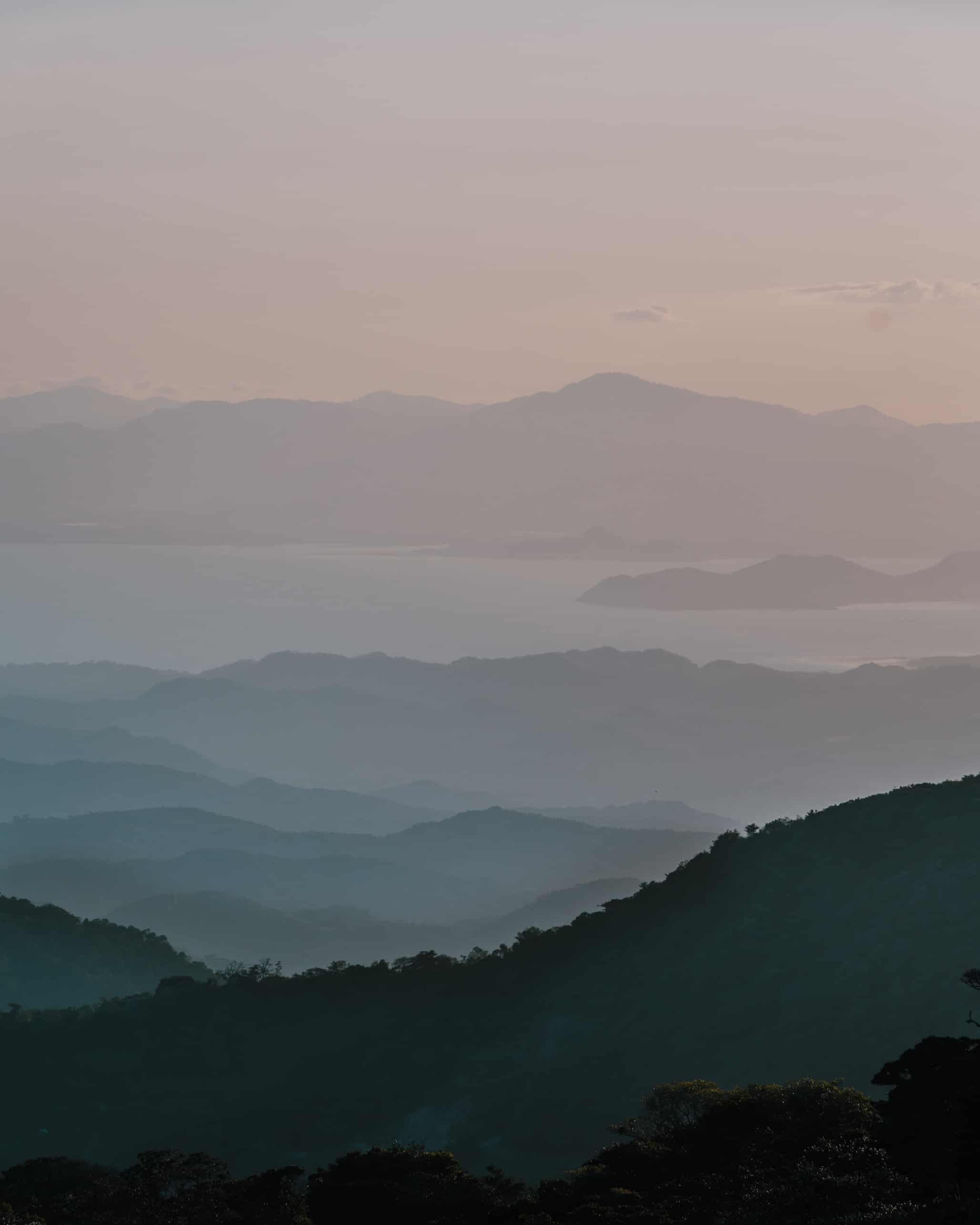 Beautiful Sunset in Monteverde Costa Rica