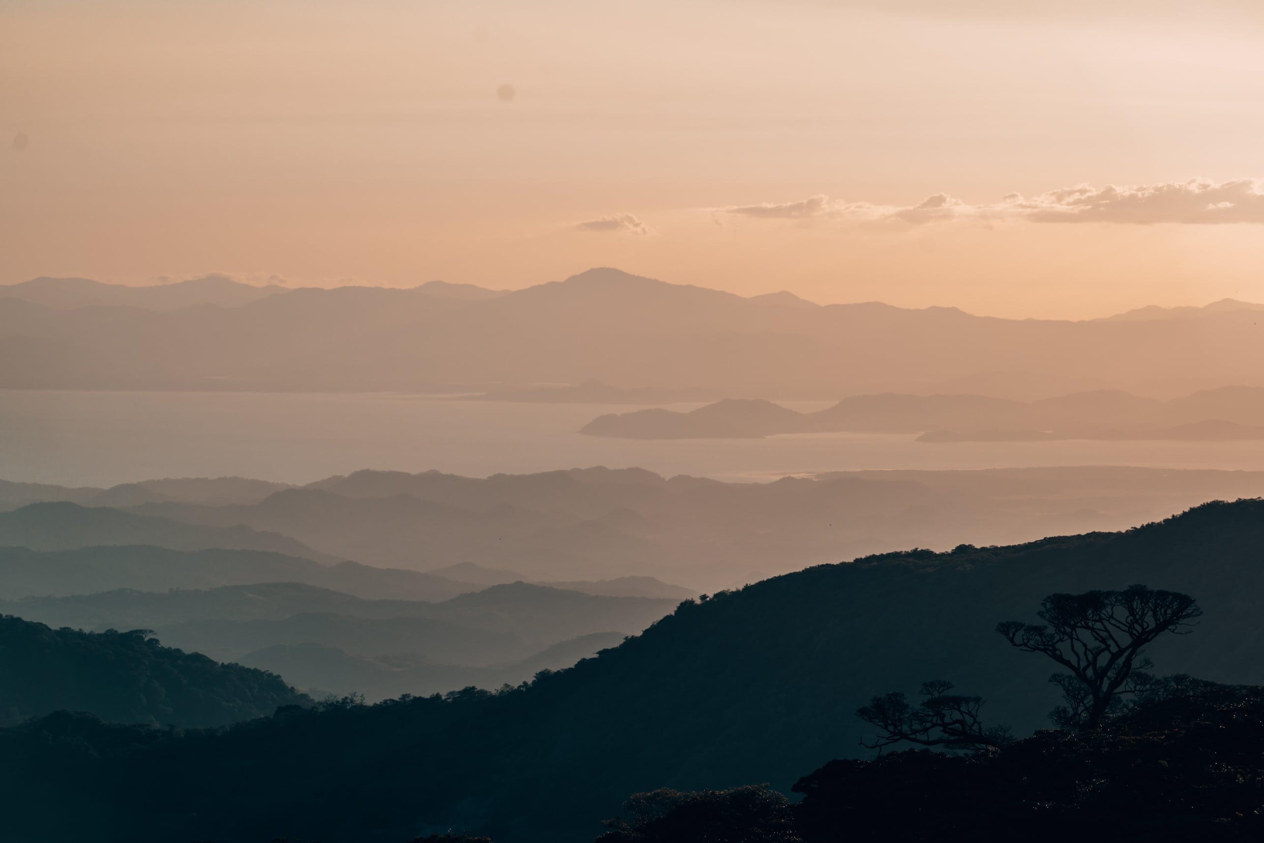 Beautiful Sunset in Monteverde Costa Rica