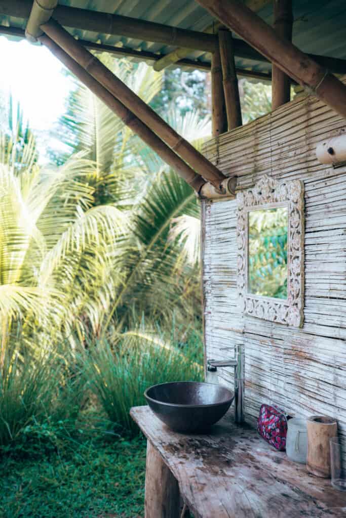 Finca Tierra Permaculture Design Course Outdoor bathroom