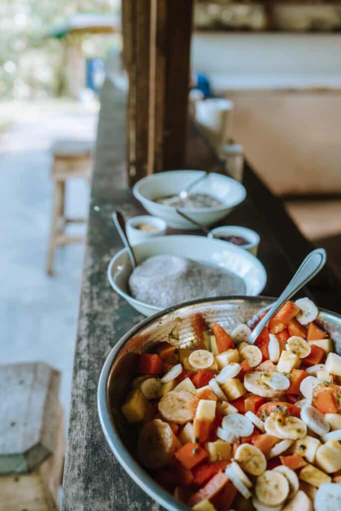 Finca Tierra Permaculture Design Course Breakfast buffet