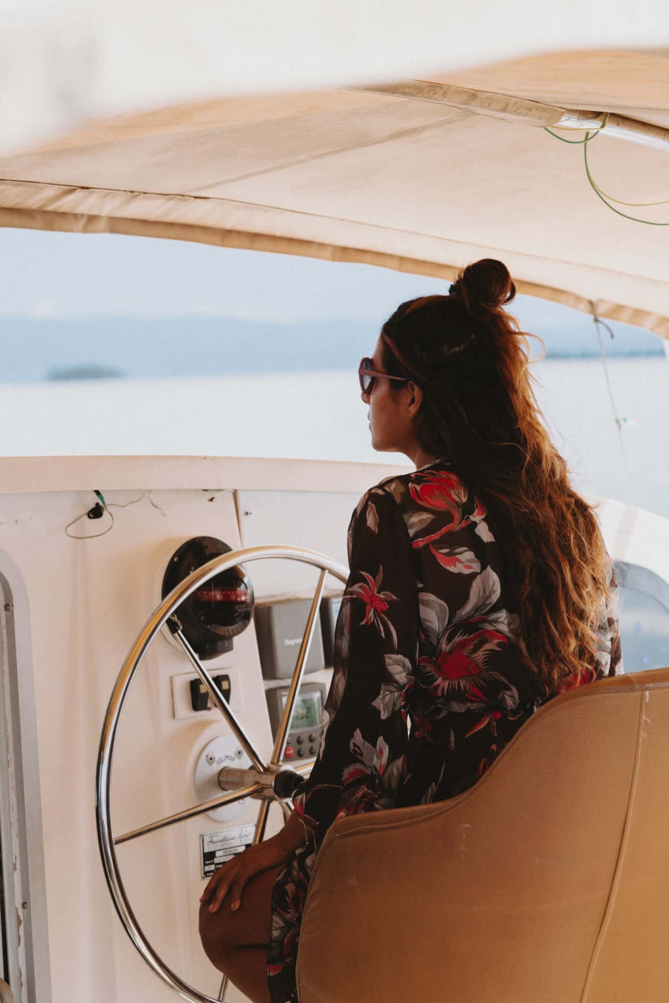 San Blas Islands Woman Sailing
