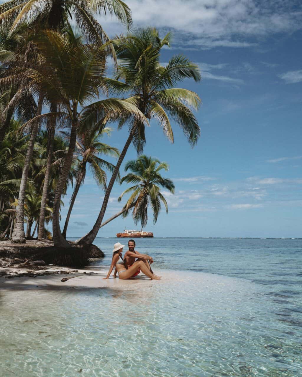 Couple in San Blas Islands Panama