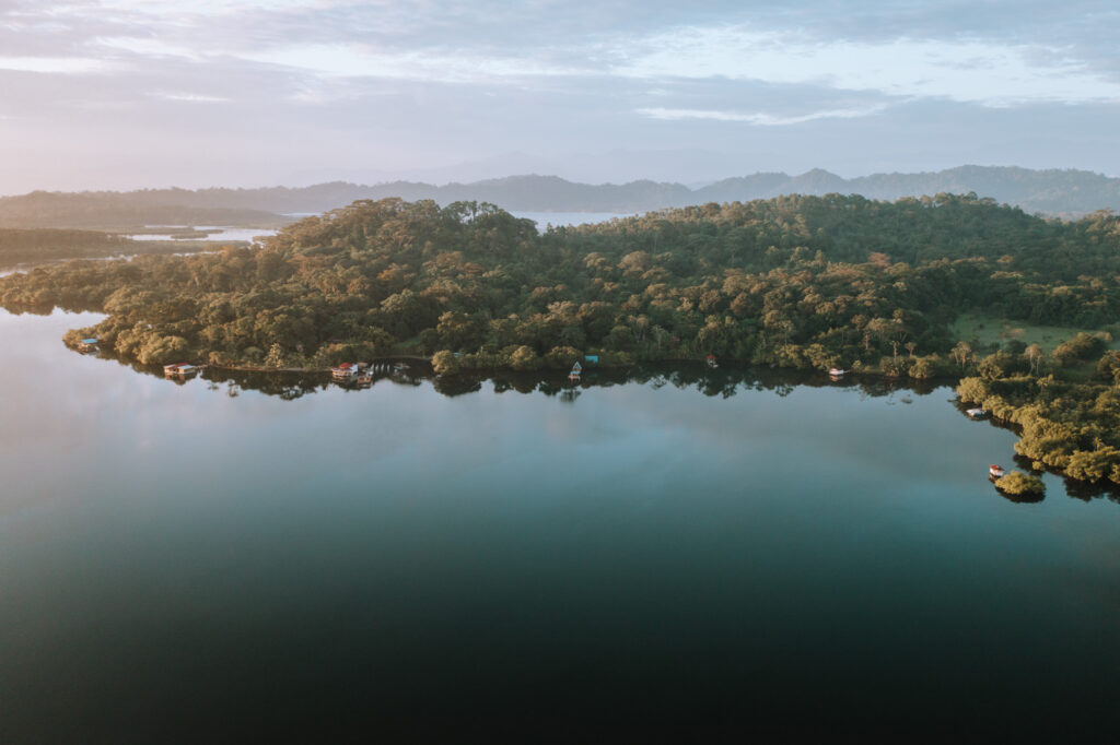 Isla San Christobal Bocas del Toro Panama Drone