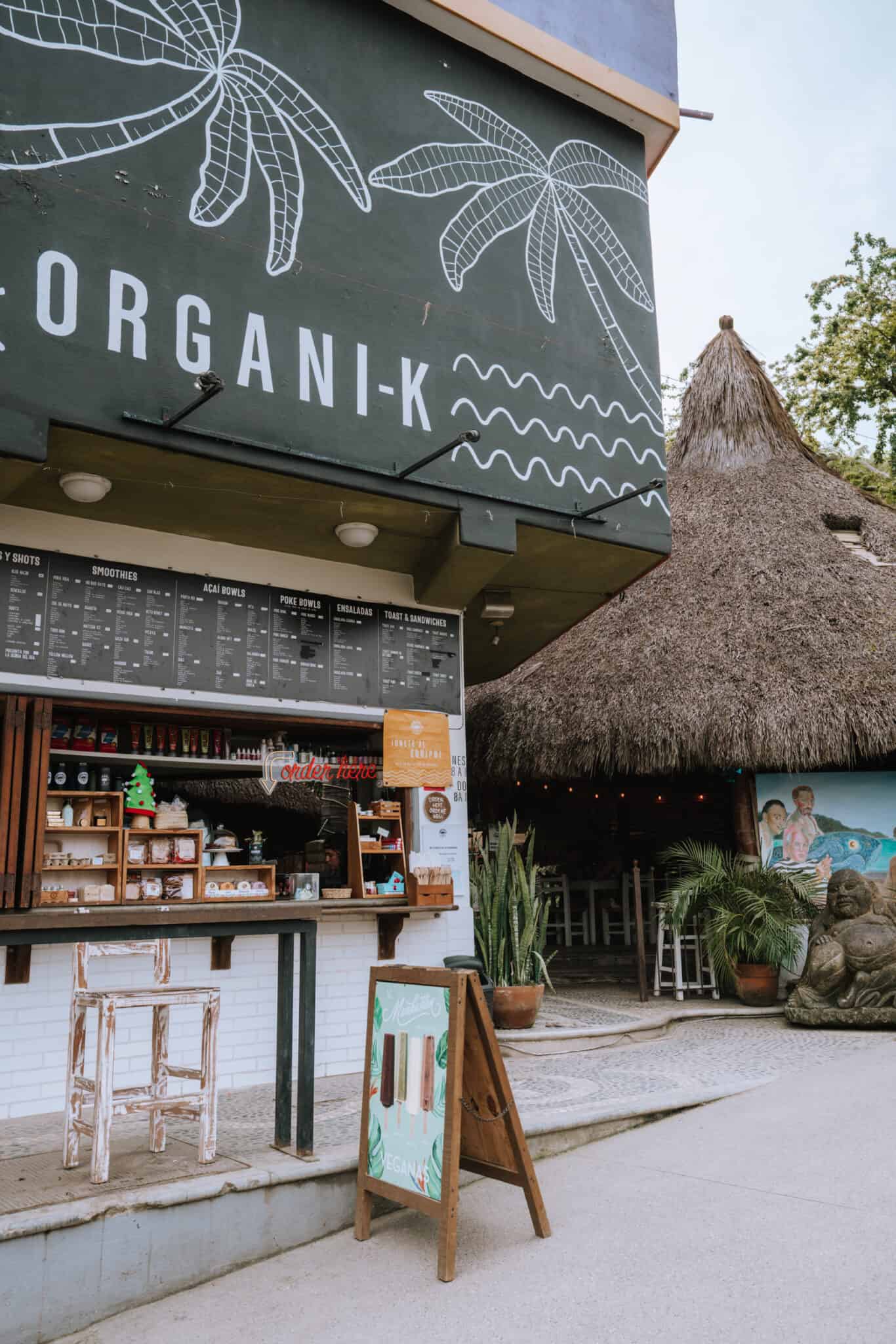 An organic coffee shop in Sayulita.