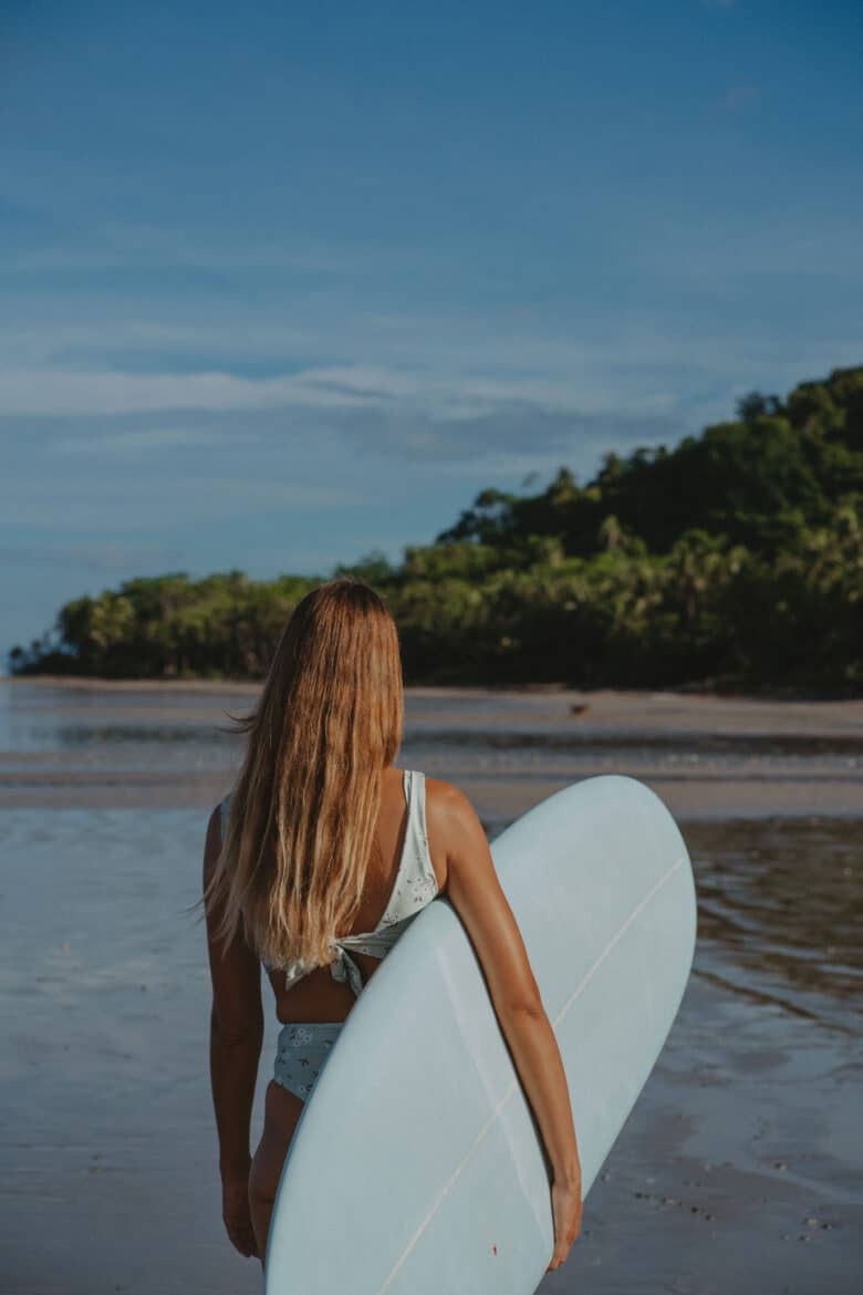 Playa Hermosa Costa Rica Woman Surfboard Cheboards