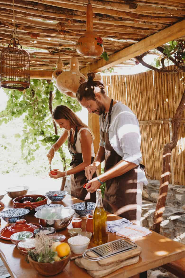 Naxian Experiences Woodfire Cooking Class