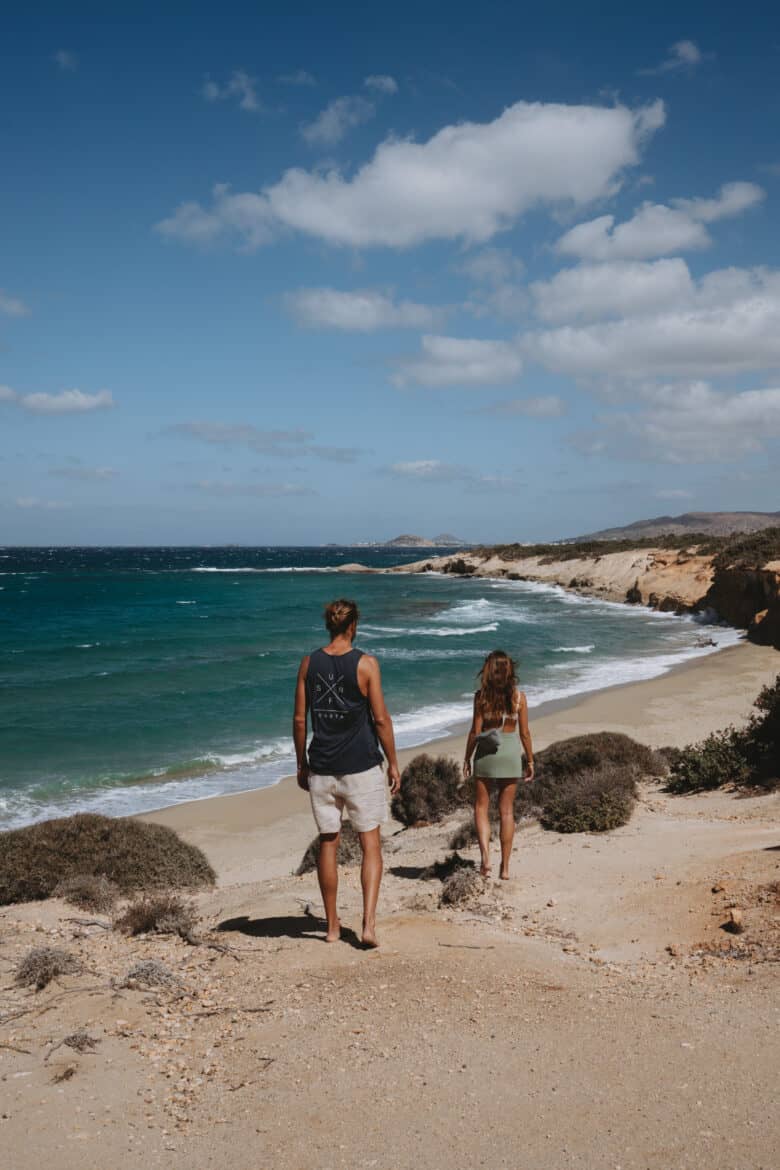 Hawaii Beach on Naxos Island, Greece