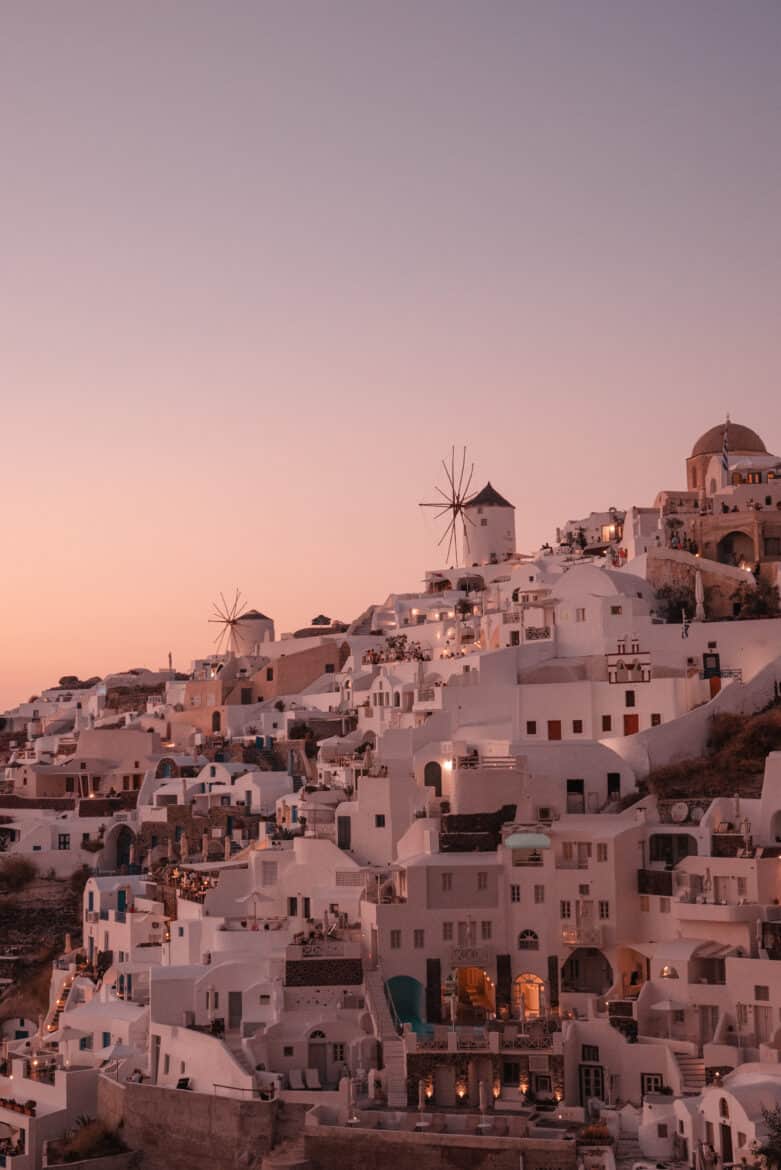 Sunset Oia Santorini