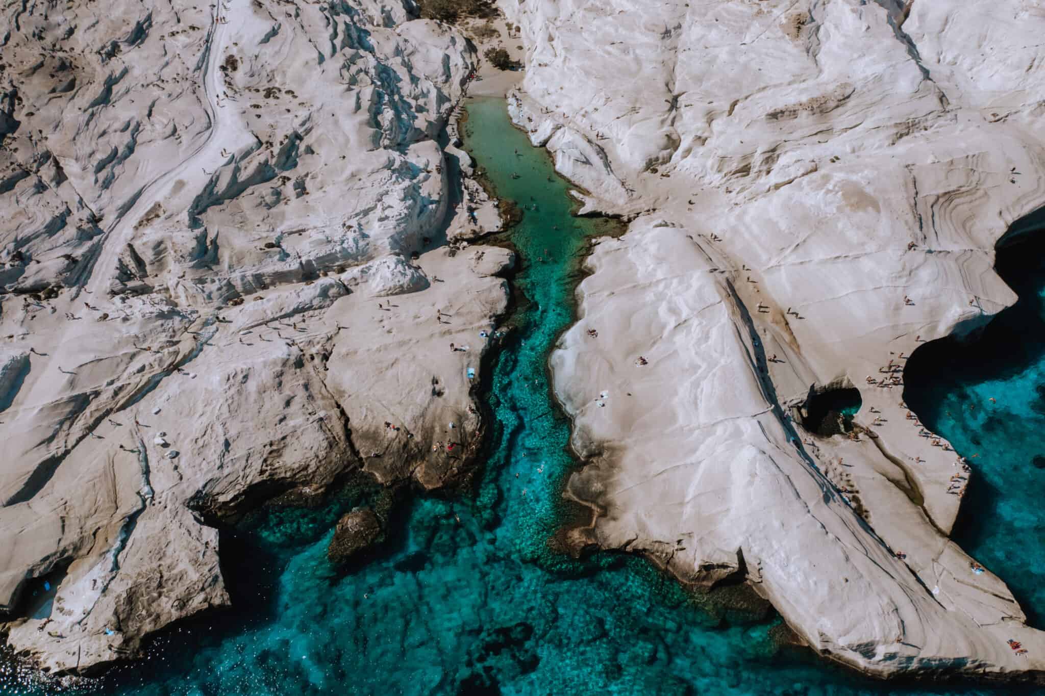 Sarakiniko Milos Greece